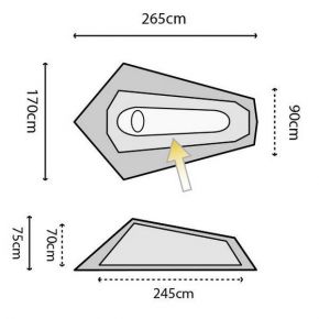 Палатка Highlander Blackthorn 1 HMTC Палатка Highlander Blackthorn 1 HMTC