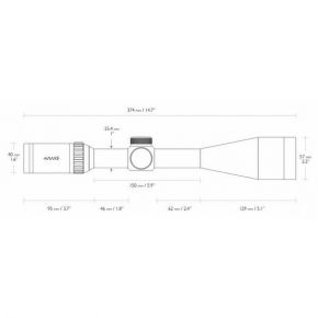 Прицел оптический Hawke Vantage IR 6-24x50 SF (10x 1/2 Mil Dot IR)