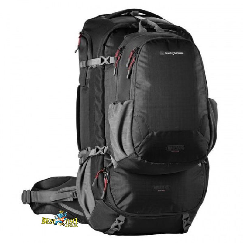 Рюкзак туристичний Caribee Magellan 75 RFID Black Рюкзак туристичний Caribee Magellan 75 RFID Black
