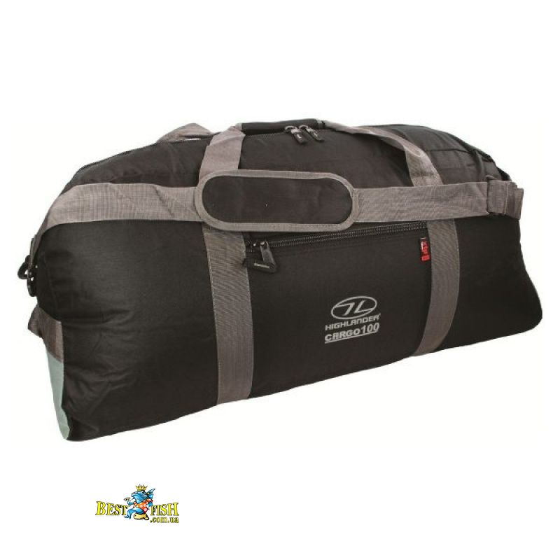 Сумка дорожная Highlander Cargo 100 Black Сумка дорожная Highlander Cargo 100 Black