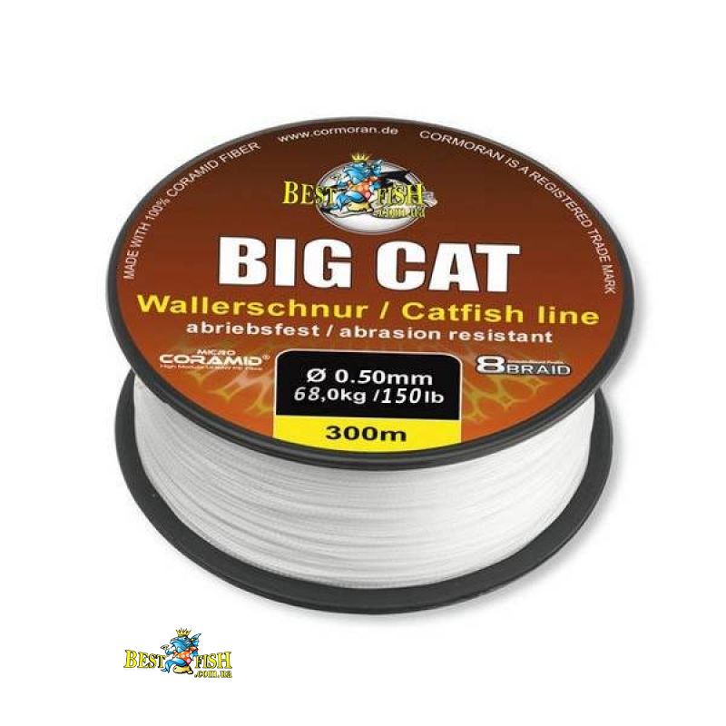 Плетений шнур Cormoran Big Cat 8-Braid Catfish 0.5 Плетений шнур Cormoran Big Cat 8-Braid Catfish 0.5