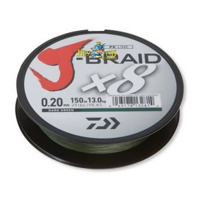 Плетений шнур Daiwa J-BRAID X8 Dark Green 0.10 / 150