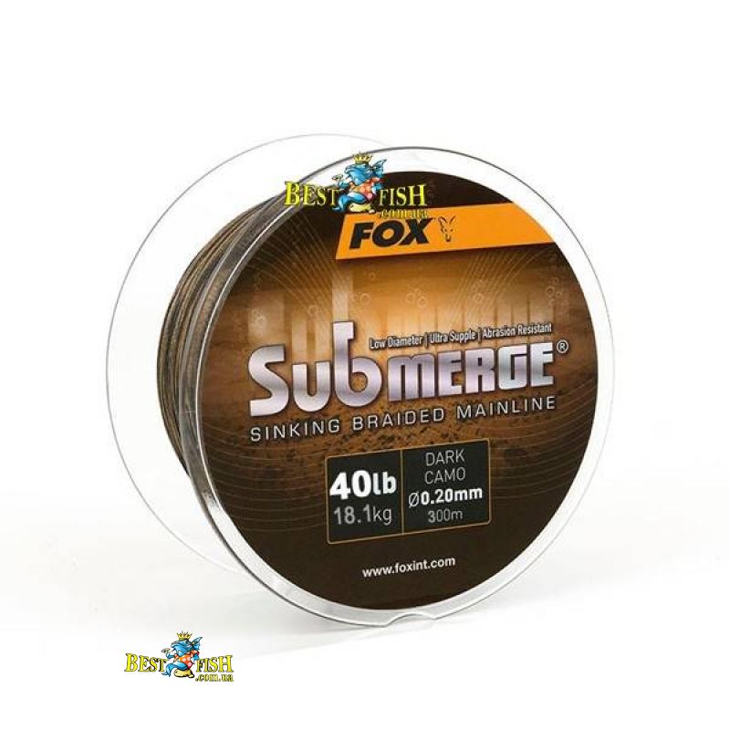 Шнур Fox Submerge Sinking Braid (0.20/300) Шнур Fox Submerge Sinking Braid (0.20/300)