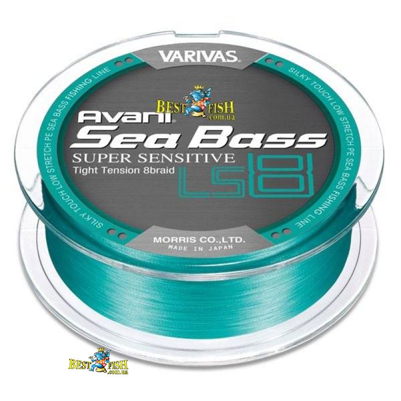 Шнур Varivas Avani Seabass PE Super Sensitive LS8 1.2/150 Шнур Varivas Avani Seabass PE Super Sensitive LS8 1.2/150
