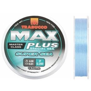 Волосінь Trabucco Max Plus Line Super Sea 1000m 0.25mm / 5.80kg блакитна