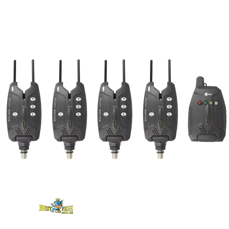 Набір сигналізаторів GC Bite Alarm Set SN65 4+1 (78534755) Набір сигналізаторів GC Bite Alarm Set SN65 4+1 (78534755)