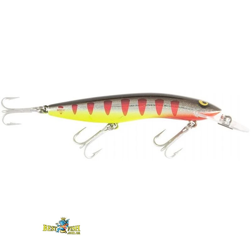 Воблер Halco Sorcerer 125 DD Red Stripe Воблер Halco Sorcerer 125 DD Red Stripe