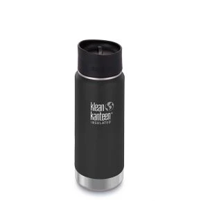 Термофляга Klean Kanteen Wide Vacuum Insulated Cafe Cap Shale Black (matt) 592 ml