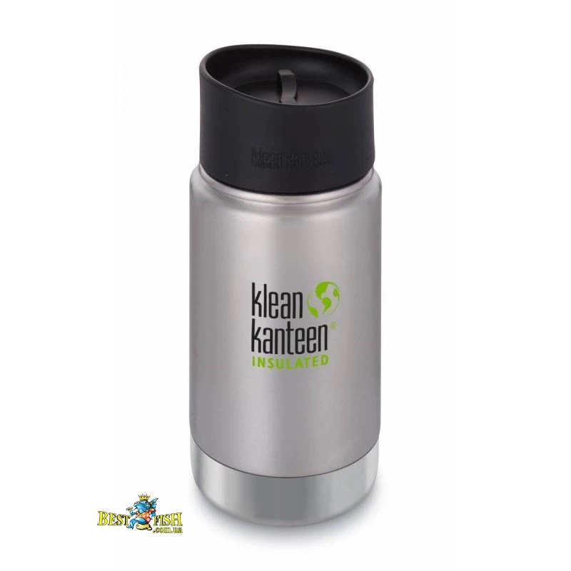 Термофляга Klean Kanteen Wide Vacuum Insulated Cafe Cap Brushed Stainless 355 ml Термофляга Klean Kanteen Wide Vacuum Insulated Cafe Cap Brushed Stainless 355 ml