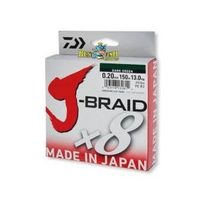 Шнур Daiwa J-BRAID X8 Chartreuse 0.42/300