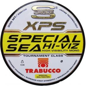 Волосінь Trabucco S-Forse XPS Special SEA Hi-Viz 300m 0.30mm / 9.1kg біла