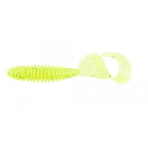 Твістер Lucky John Crusher Grub 3,9 Lime Chartreuse 5шт (140157-071)