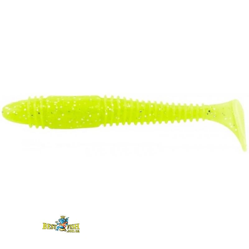 Віброхвіст Lucky John Tioga Fat 3,9 Lime Chartreuse 5шт (140146-071) Віброхвіст Lucky John Tioga Fat 3,9 Lime Chartreuse 5шт (140146-071)