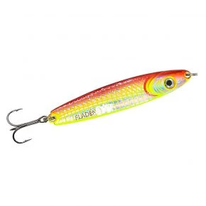 Пилькер Fladen HoloTwist 200g #Yellow/Red/Silver (16-12200-3)