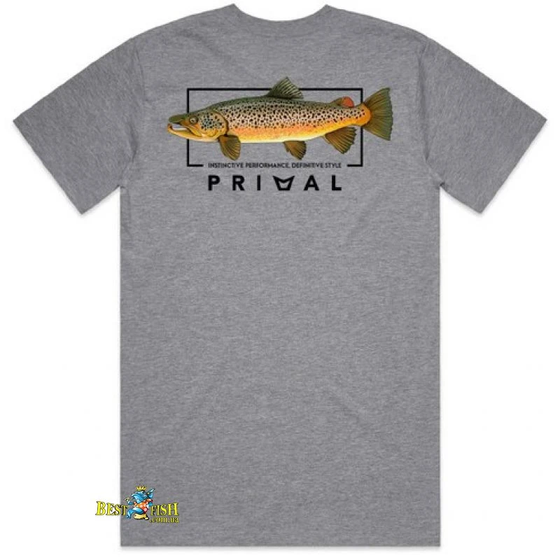 Футболка Primal Artist Tee Brown Trout Grey Marle L (PRH-PAT-BTG-L) Футболка Primal Artist Tee Brown Trout Grey Marle L (PRH-PAT-BTG-L)