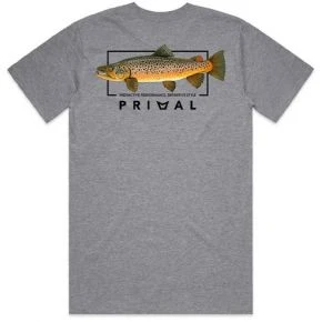 Футболка Primal Artist Tee Brown Trout Grey Marle M (PRH-PAT-BTG-M)