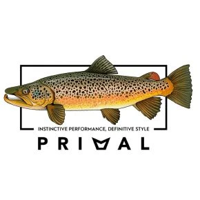 Футболка Primal Artist Tee Brown Trout Grey Marle M (PRH-PAT-BTG-M)