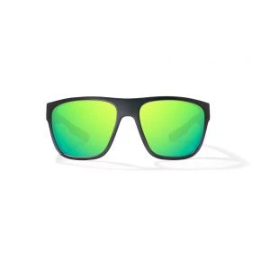 Окуляри сонцезахисні Bajio Las Rocas Black Matte Green Mirror PC (ROC220132)