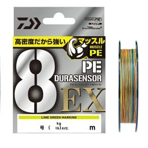 Шнур Daiwa UVF PE Dura Sensor X8EX+Si3 5C 100 м 24 kg #4 (07320098)