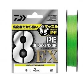 Шнур Daiwa UVF PE Dura Sensor X8EX+Si3 Lime Green 150 м 9.6 kg #1.2 (07320117)