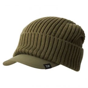 Шапка Daiwa Knit Cap With Brim Olive (09013553)
