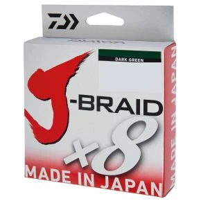 Шнур Daiwa J-Braid X8 150 м Dark Green 26.5kg 0.28 мм (A0012546900)