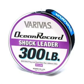 Моношоклідер Varivas Ocean Record Shock Leader 30m 136kg 1.48mm #80 (21275)
