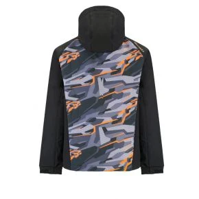 Куртка Viverra Softshell Infinity Hoody Black Camo Orange XXL (РБ-2239061)