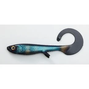 Твістер Wolfcreek Lures Curly 22 220 мм 75 г #C087 Black Striped Ghost UV (WCL-CURLY22-C087)