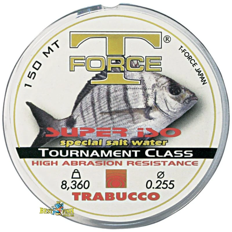 Волосінь T-Force Super Iso 500 м 0.205 мм 5.45 кг (052-53-200) Волосінь T-Force Super Iso 500 м 0.205 мм 5.45 кг (052-53-200)