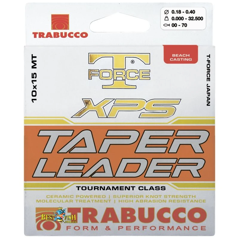 Волосінь T-Force Taper Leader 10 шт по 15 м 0.20/0.57 мм 5.42-32.50 кг (053-71-200) Волосінь T-Force Taper Leader 10 шт по 15 м 0.20/0.57 мм 5.42-32.50 кг (053-71-200)