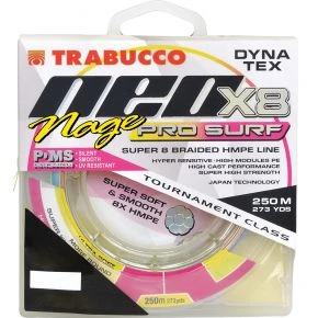Шнур Trabucco Dyna-Tex Neo X8 Nage Pro Surf 250 м 0.084 мм 3.63 кг (054-14-008)