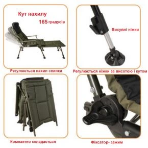 Крісло-ліжко коропове Ranger Carp SL-112 (RA2251)
