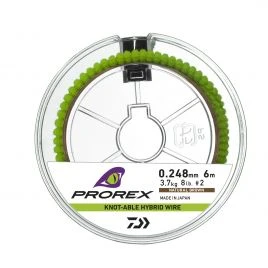 Повідковий матеріал Daiwa Prorex Hybrid Knotable Wire Brown 6 м 3.7kg 0.248 мм (17930-037)