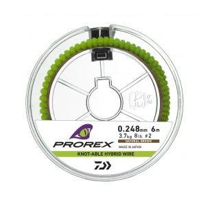 Повідковий матеріал Daiwa Prorex Hybrid Knotable Wire Brown 6 м 3.7kg 0.248 мм (17930-037)