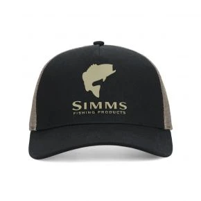 Кепка Simms Double Haul Trucker Stone Black (2311399)