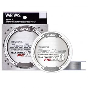 Шнур Varivas SeaBass MaxPower X8 Stealthgray 200m 28.6LB 12.9kg 0.205mm #1.5 (2356490)