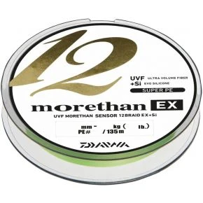 Шнур Daiwa UVF Morethan Sensor 12Braid Ex+Si 150m 7.2kg 0.148mm #0.8 (07303172)