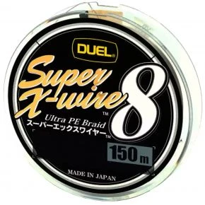 Шнур Duel Super X-Wire 8 150m Silver 5.8kg 0.13mm #0.6 (H3597-S)