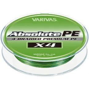 Шнур Varivas Absolute PE X4 150m 4.5kg 0.128mm #0.6 (VA 19533)