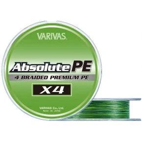 Шнур Varivas Absolute PE X4 150m 4.5kg 0.128mm #0.6 (VA 19533)