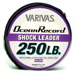 Моношоклідер Varivas Ocean Record Shock Leader 50m 113.3kg 1.39mm (744496)