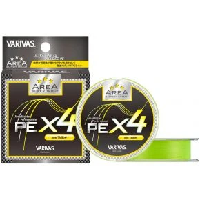 Шнур Varivas Super Trout Area PE X4 Neo Yellow 75m 2.92kg 0.074mm #0.2 (VA 16073)