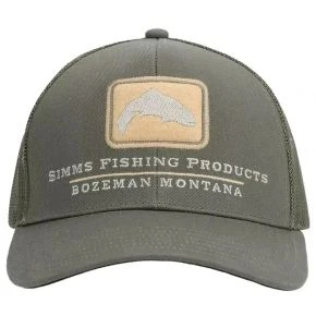 Кепка Simms Double Haul Icon Trucker Smokey Olive (2261753)