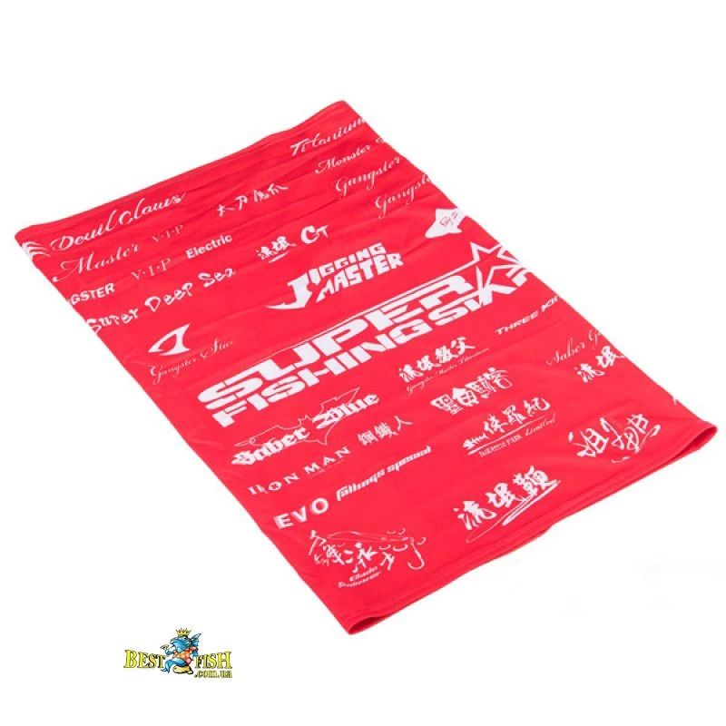 Бандана Jigging Master 2019 UV-protection Viscose Fiber Headwear Red (РБ-2177334) Бандана Jigging Master 2019 UV-protection Viscose Fiber Headwear Red (РБ-2177334)