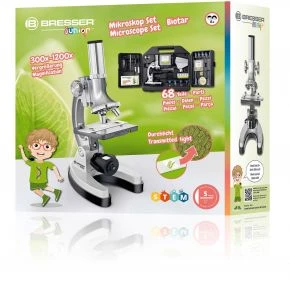 Мікроскоп Bresser Junior 300x-1200x з кейсом (8851000/14459) Мікроскоп Bresser Junior 300x-1200x з кейсом (8851000/14459)
