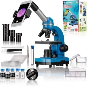 Мікроскоп Bresser Junior Biolux SEL 40x-1600x Blue з адаптером для смартфона (8855600WXH000/11188) Мікроскоп Bresser Junior Biolux SEL 40x-1600x Blue з адаптером для смартфона (8855600WXH000/11188)