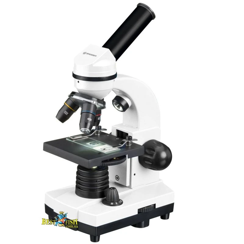 Мікроскоп Bresser Junior Biolux SEL 40x-1600x з адаптером для смартфона + кейс (8855610GYE000/12632) Мікроскоп Bresser Junior Biolux SEL 40x-1600x з адаптером для смартфона + кейс (8855610GYE000/12632)