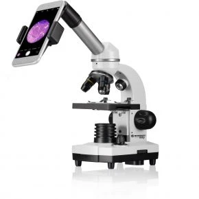 Мікроскоп Bresser Junior Biolux SEL 40x-1600x з адаптером для смартфона + кейс (8855610GYE000/12632) Мікроскоп Bresser Junior Biolux SEL 40x-1600x з адаптером для смартфона + кейс (8855610GYE000/12632)