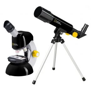 Мікроскоп National Geographic Junior 40x-640x + Телескоп 50/360 (9118400/14415) Мікроскоп National Geographic Junior 40x-640x + Телескоп 50/360 (9118400/14415)